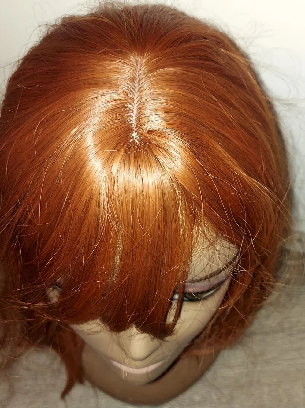 Copper Ginger Wavy Bob Wig